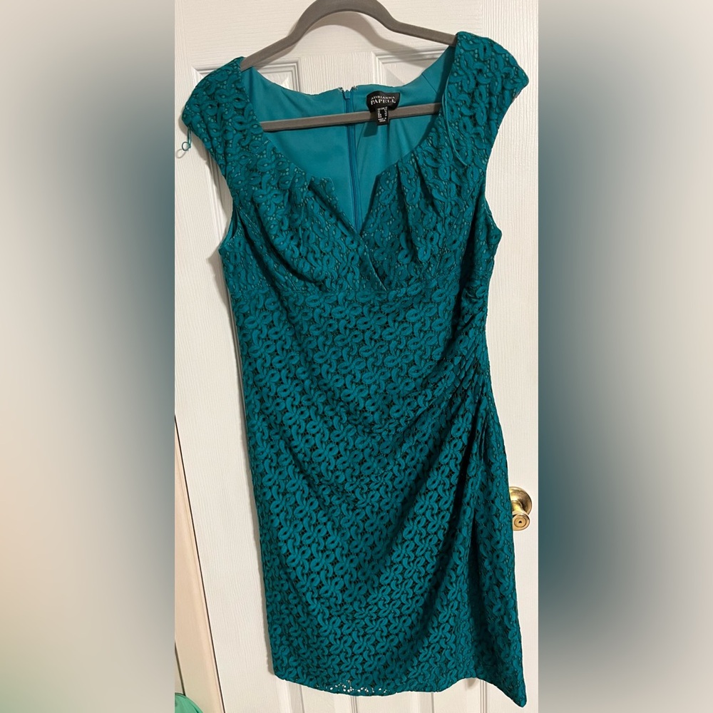 Adrianna Papell Turquoise dress